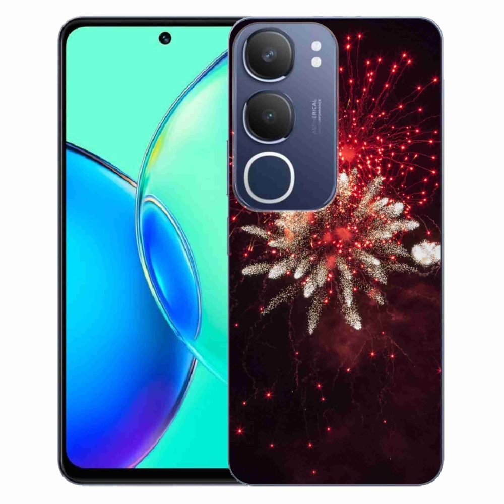 Gélový kryt mmCase na Vivo Y19s - ohňostroj
