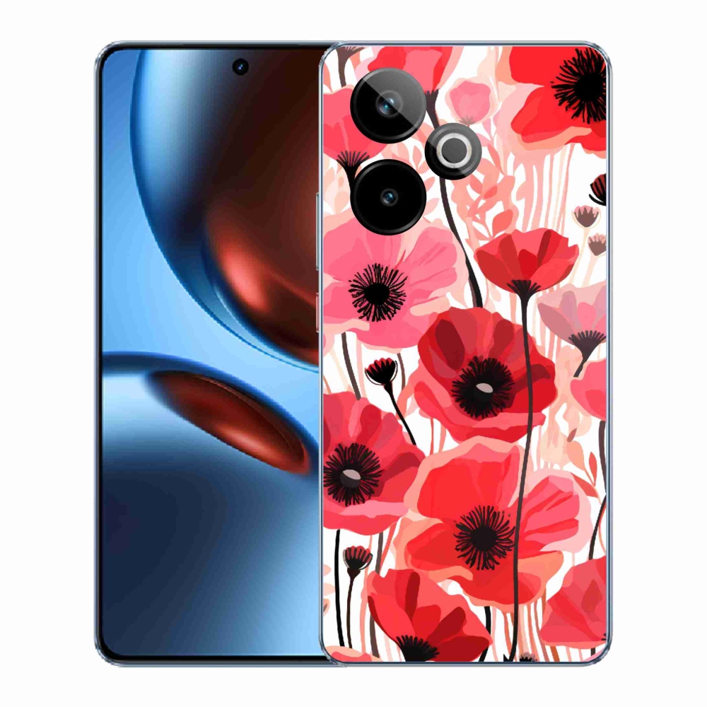 Gélový kryt mmCase na Realme GT 7 5G/GT 7T 5G - vlčí mak 1