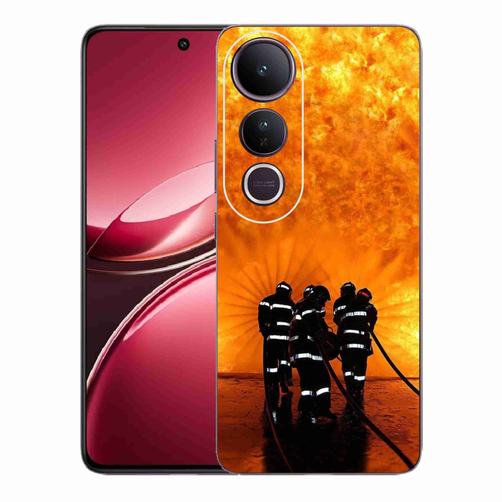 Gélový kryt mmCase na Vivo V50 Lite 4G/5G - požiar