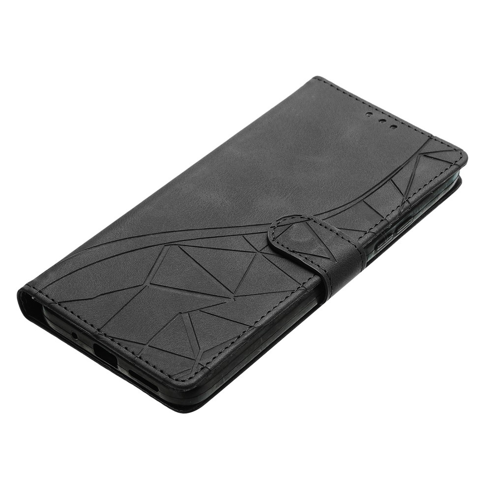 Triangly knižkové púzdro na Xiaomi 15T Pro - čierne