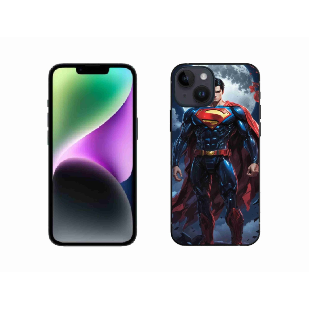 Gélový kryt mmCase na iPhone 14 - superman