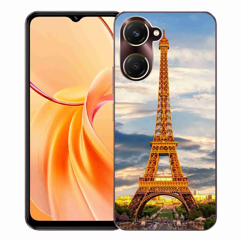 Gélový kryt mmCase na Vivo Y28s 5G - eiffelova veža 3