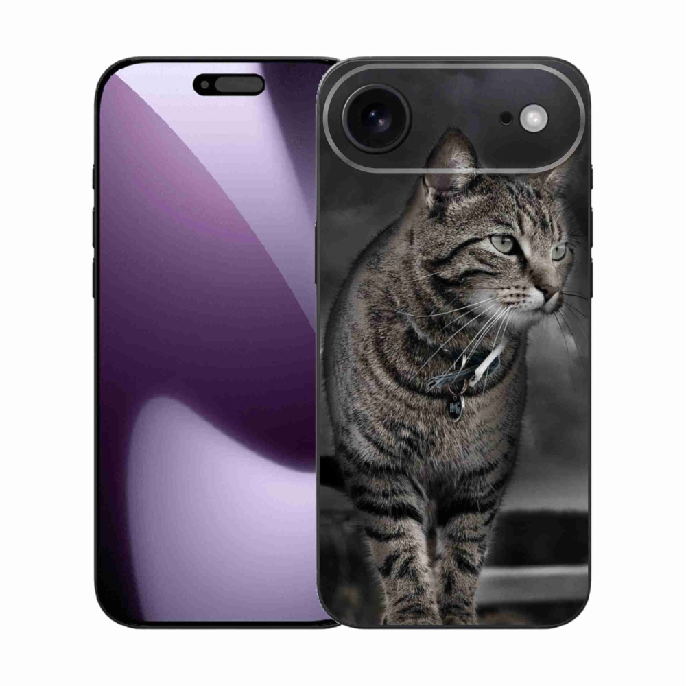 Gélový kryt mmCase na iPhone 17 Air - mačka