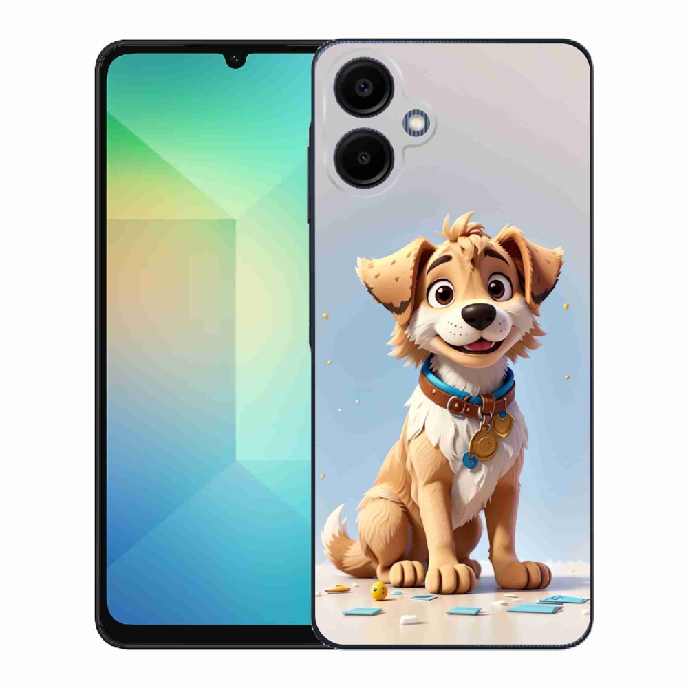 Gélový kryt mmCase na Samsung Galaxy A06 4G - kreslené šteňa