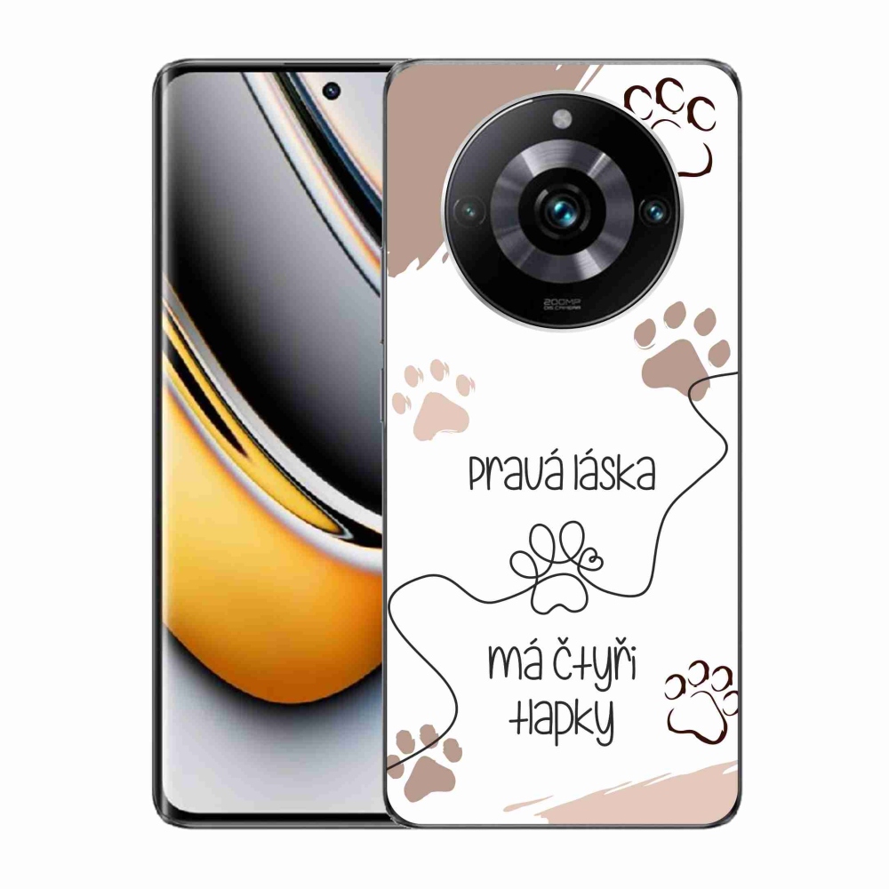 Gélový kryt mmCase na Realme 11 Pro/11 Pro+ - psí motív 1 biele pozadie