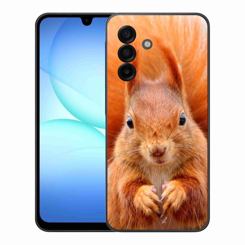 Gélový kryt mmCase na Samsung Galaxy A17 5G - veverička