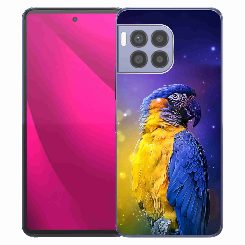Gélový kryt mmCase na T-Mobile T Phone 2 Pro - papagáj ara 1