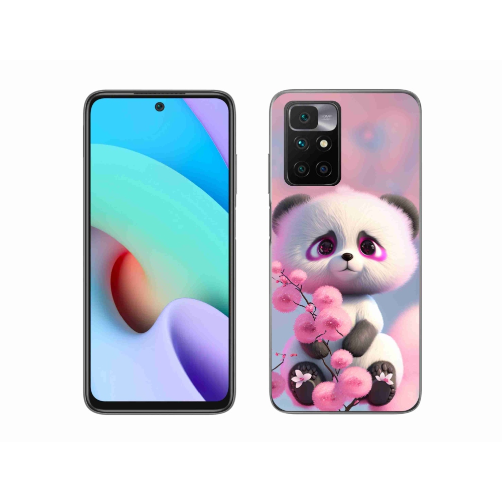 Gélový kryt mmCase na Xiaomi Redmi 10/Redmi 10 (2022) - roztomilá panda 1