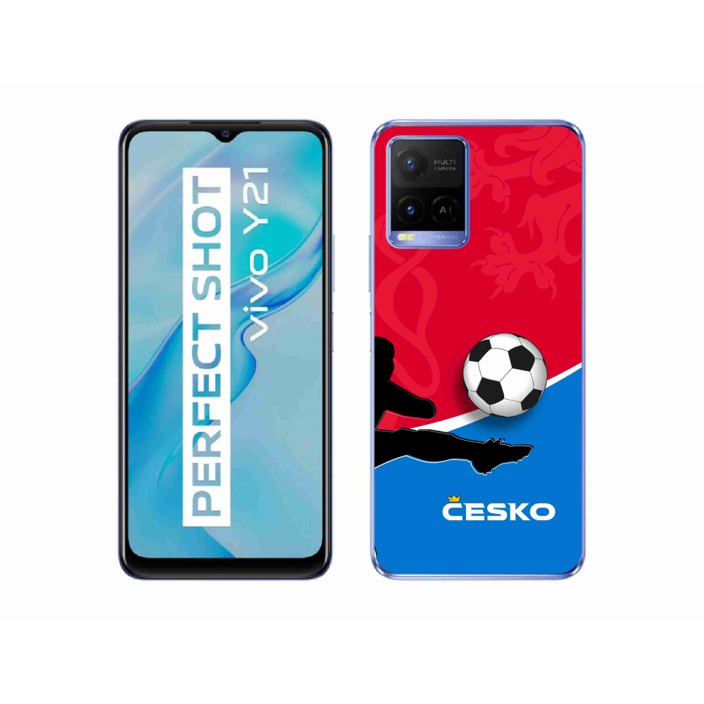 Gélový kryt mmCase na Vivo Y21/Y21s/Y33s - futbal Česko 2