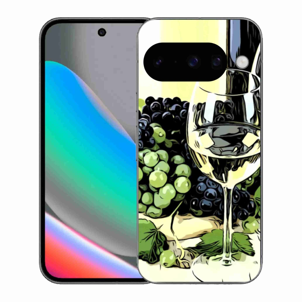 Gélový kryt mmCase na Google Pixel 10 - pohár vína