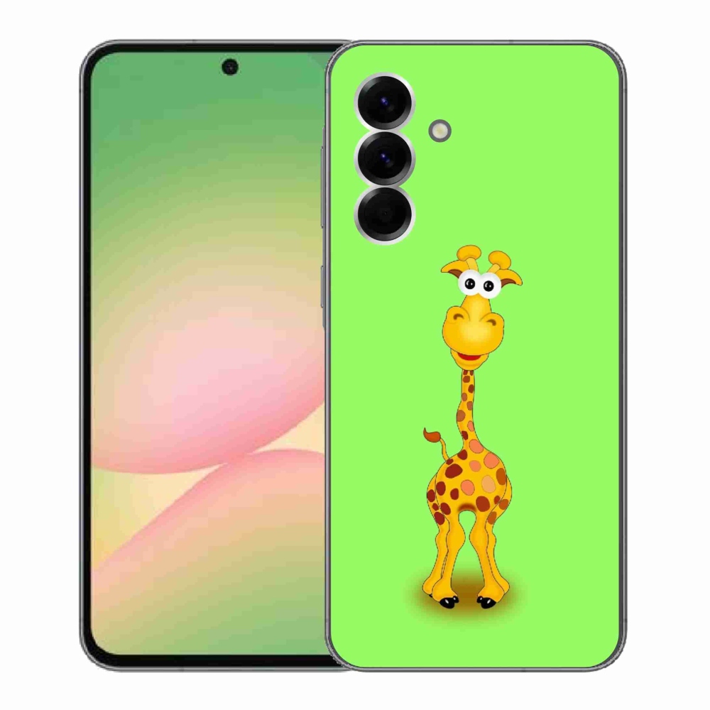 Gélový kryt mmCase na Samsung Galaxy A56 5G - kreslená žirafa