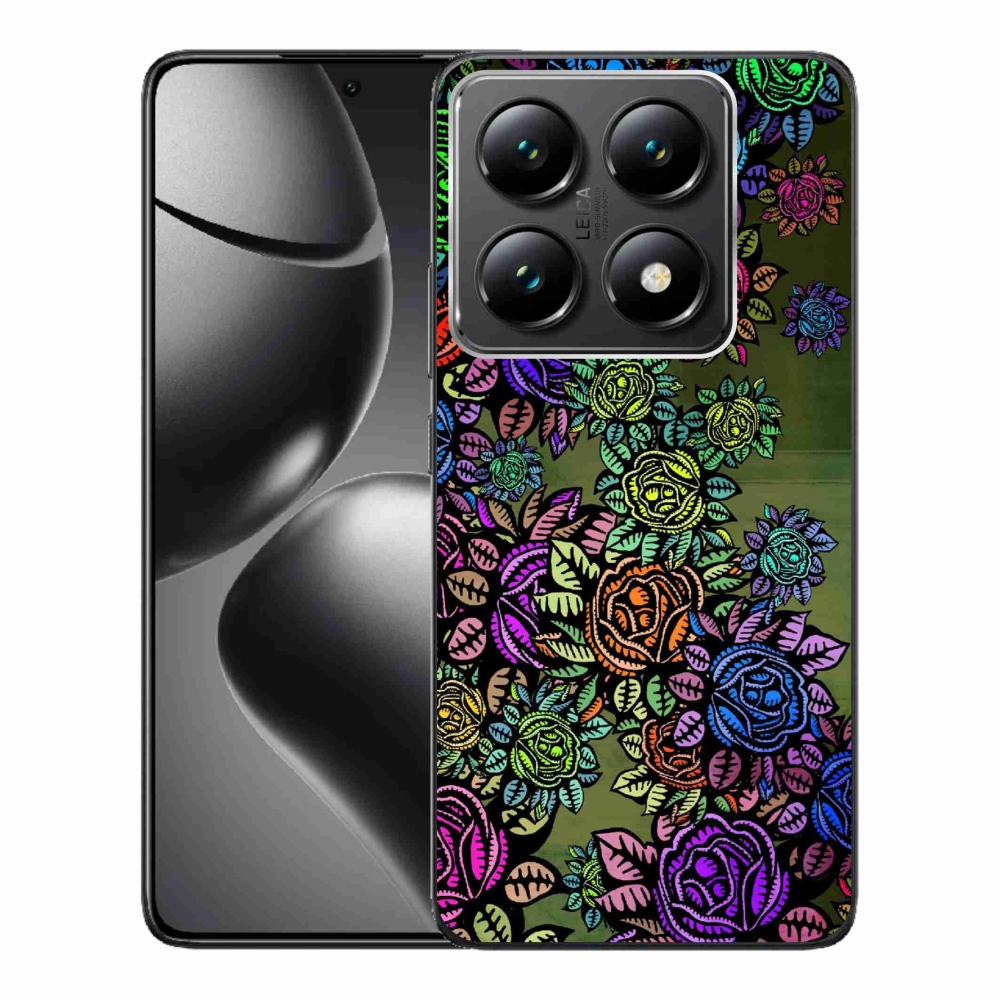 Gélový kryt mmCase na Xiaomi 14T Pro - kvety 6