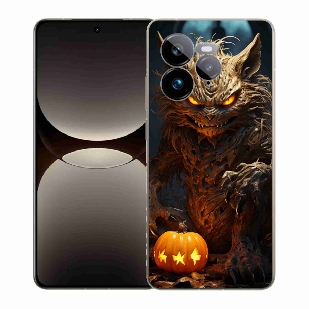 Gélový kryt mmCase na Realme GT 7 Pro 5G - halloweenska príšera