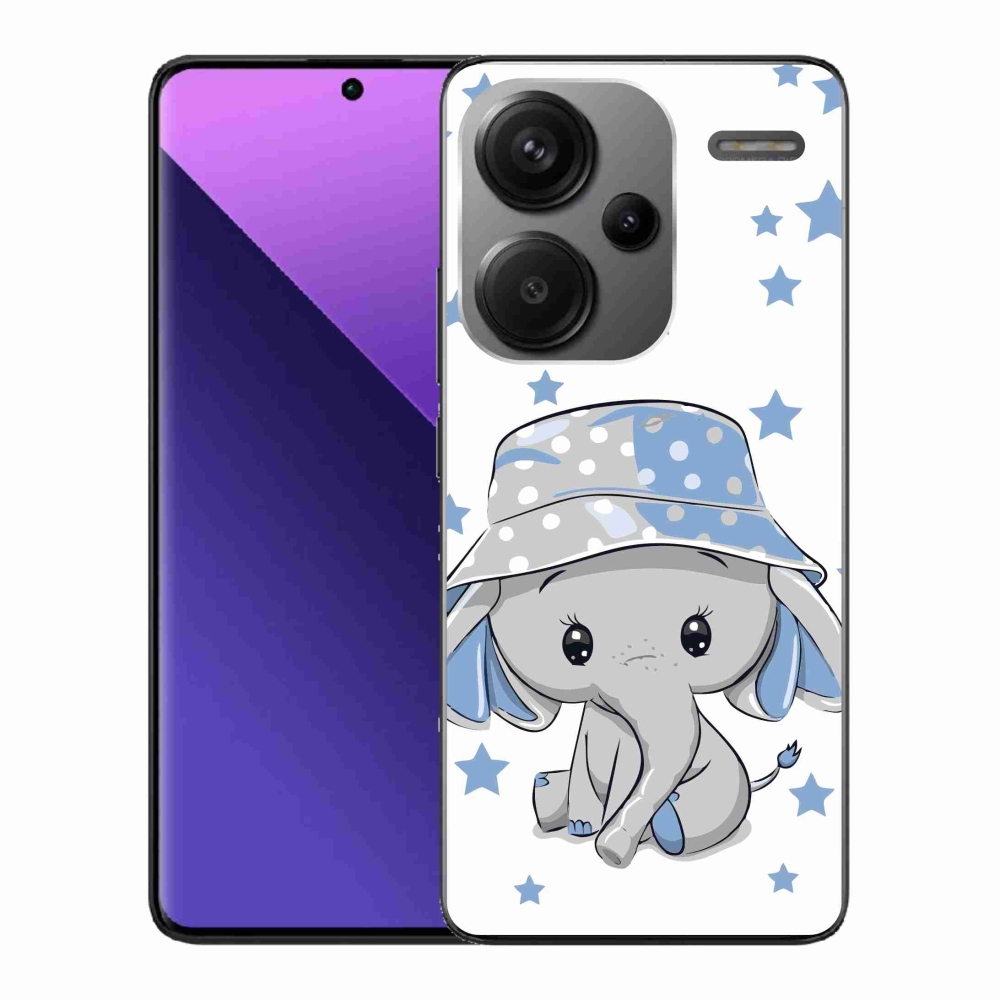 Gélový kryt mmCase na Xiaomi Redmi Note 13 Pro+ 5G - modrý slon