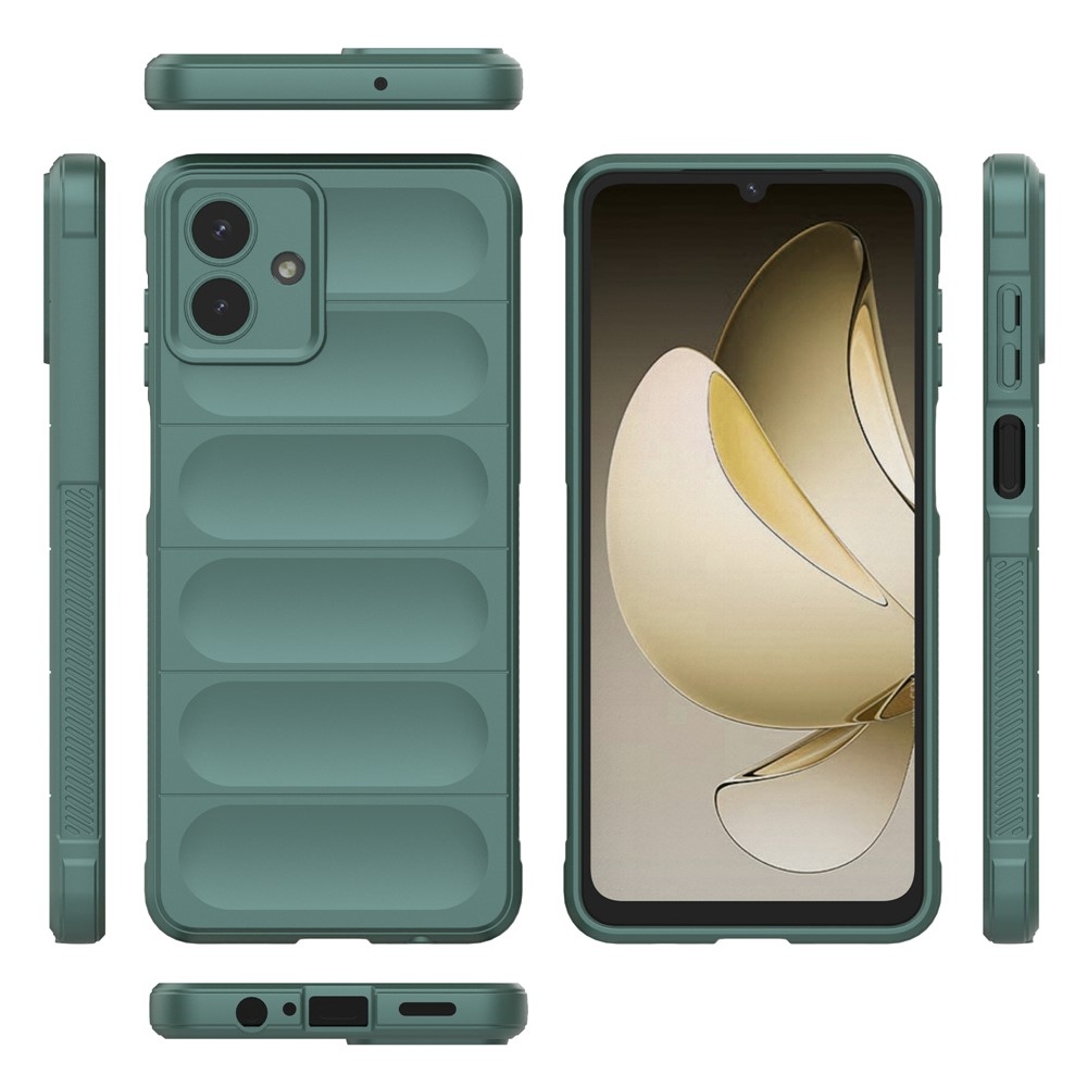 Rugg odolný gélový obal na Samsung Galaxy A07 4G - zelený