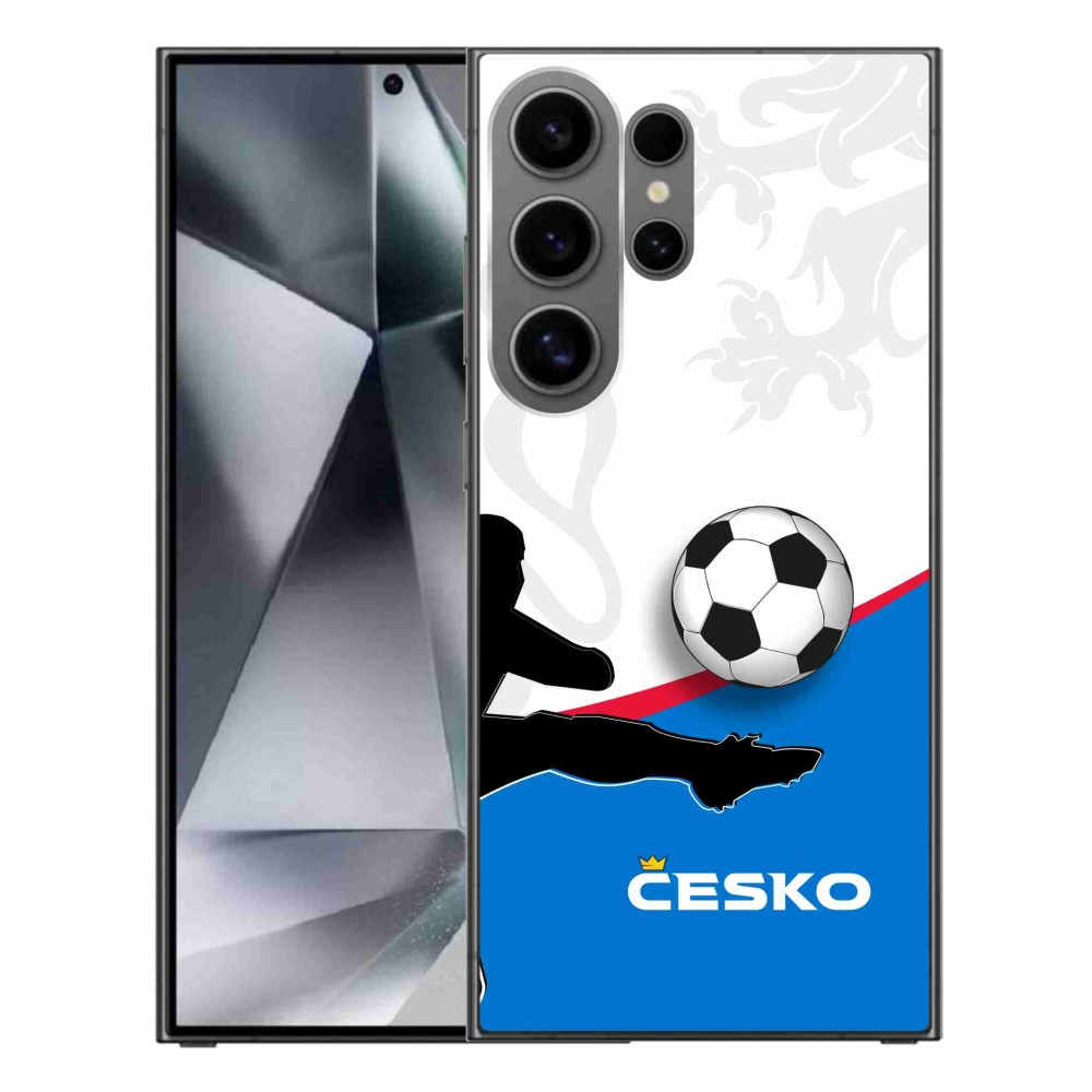 Gélový kryt mmCase na Samsung Galaxy S24 Ultra - futbal Česko 3