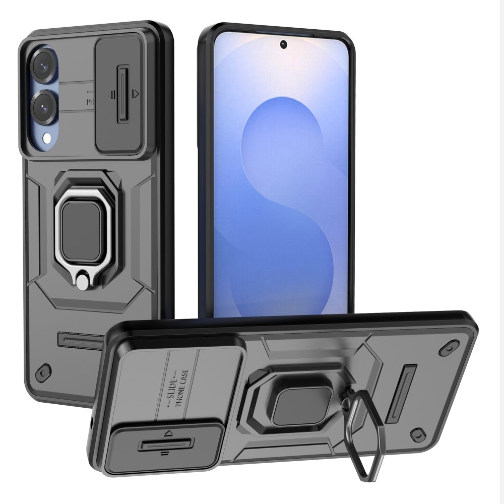 Lens odolný kryt na Samsung Galaxy S25 Edge - čierny