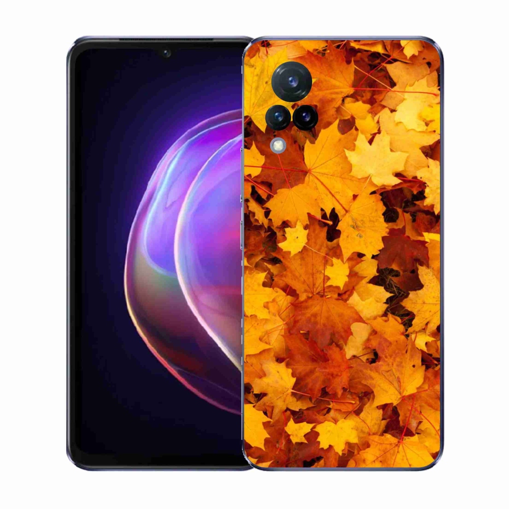 Gélový kryt mmCase na Vivo V21 4G/5G - javorové listy