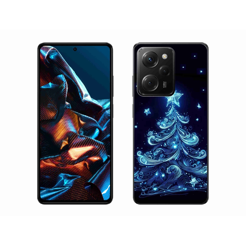 Gélový kryt mmCase na Xiaomi Poco X5 Pro 5G - neónový vianočný stromček 4