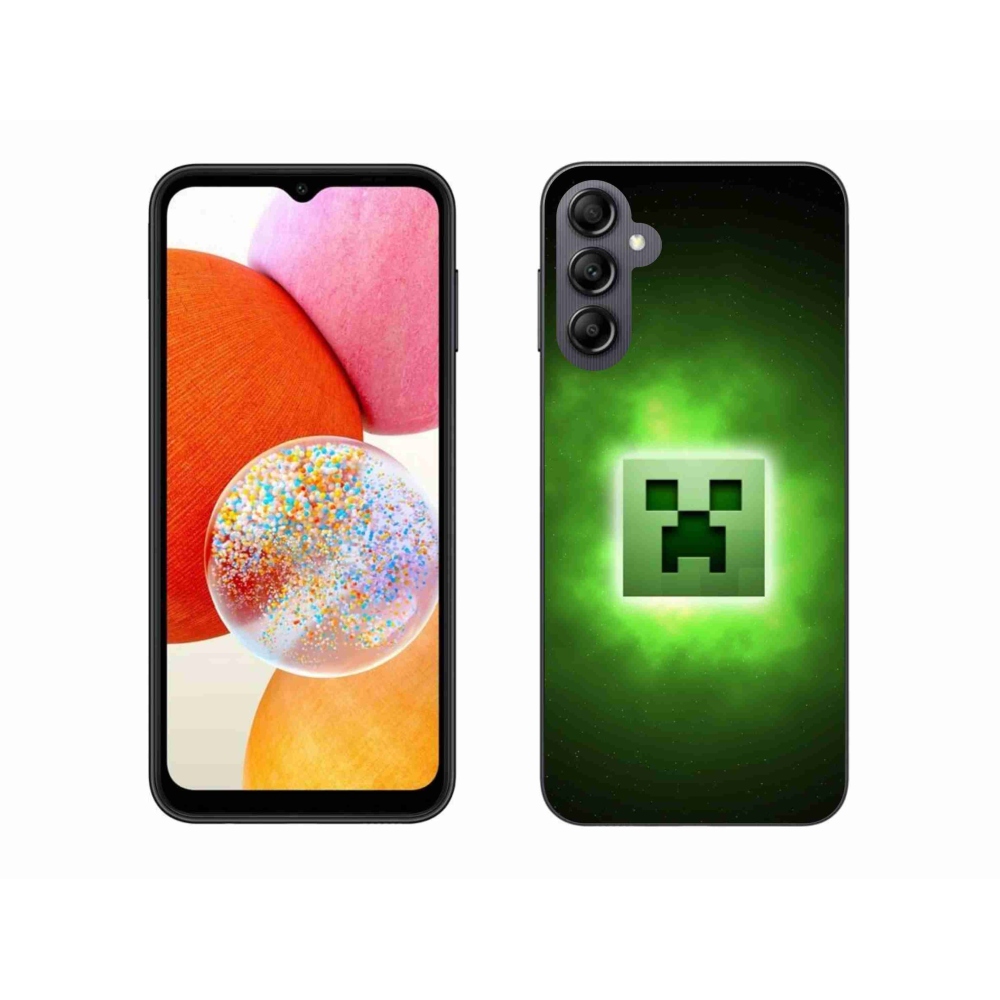 Gélový kryt mmCase na Samsung Galaxy A14 4G/5G - minecraft