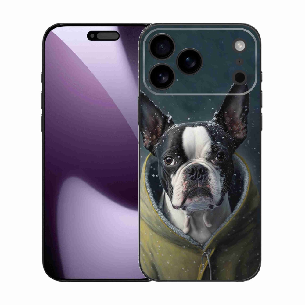 Gélový kryt mmCase na iPhone 17 Pro Max - buldoček