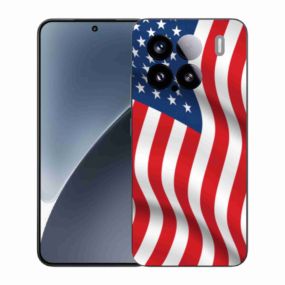 Gélový kryt mmCase na Xiaomi 15 - USA vlajka