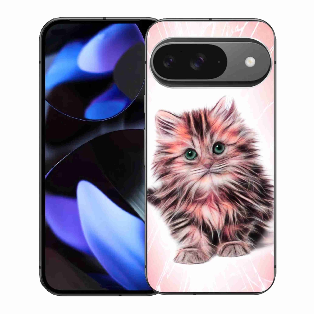 Gélový kryt mmCase na Google Pixel 9/9 Pro - roztomilé mačiatko