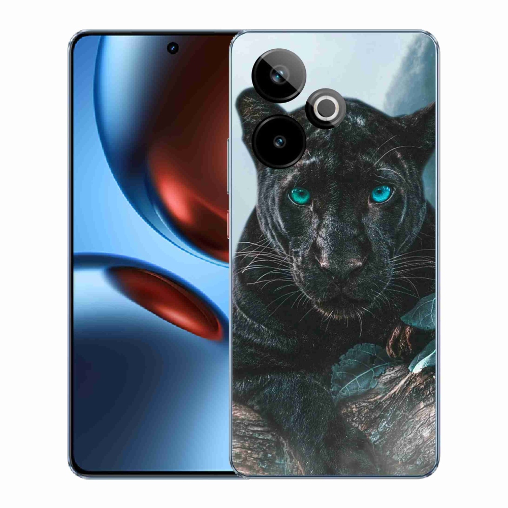 Gélový kryt mmCase na Realme GT 7 5G/GT 7T 5G - čierny panter