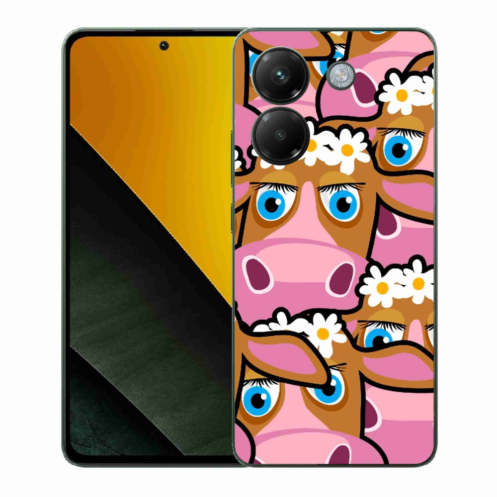 Gélový kryt mmCase na Xiaomi Poco M7 Pro 5G - kreslené kravičky