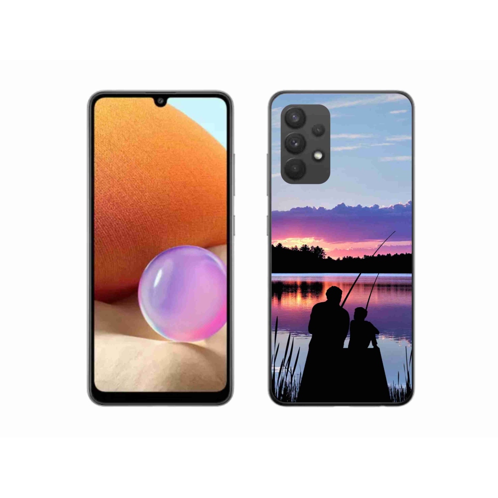 Gélový kryt mmCase na Samsung Galaxy A32 4G - rybárčenie 2
