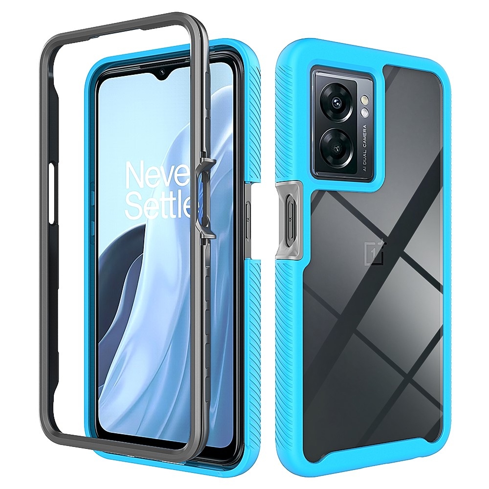 Frame odolný hybridný kryt na Realme Narzo 50 - svetlomodrý