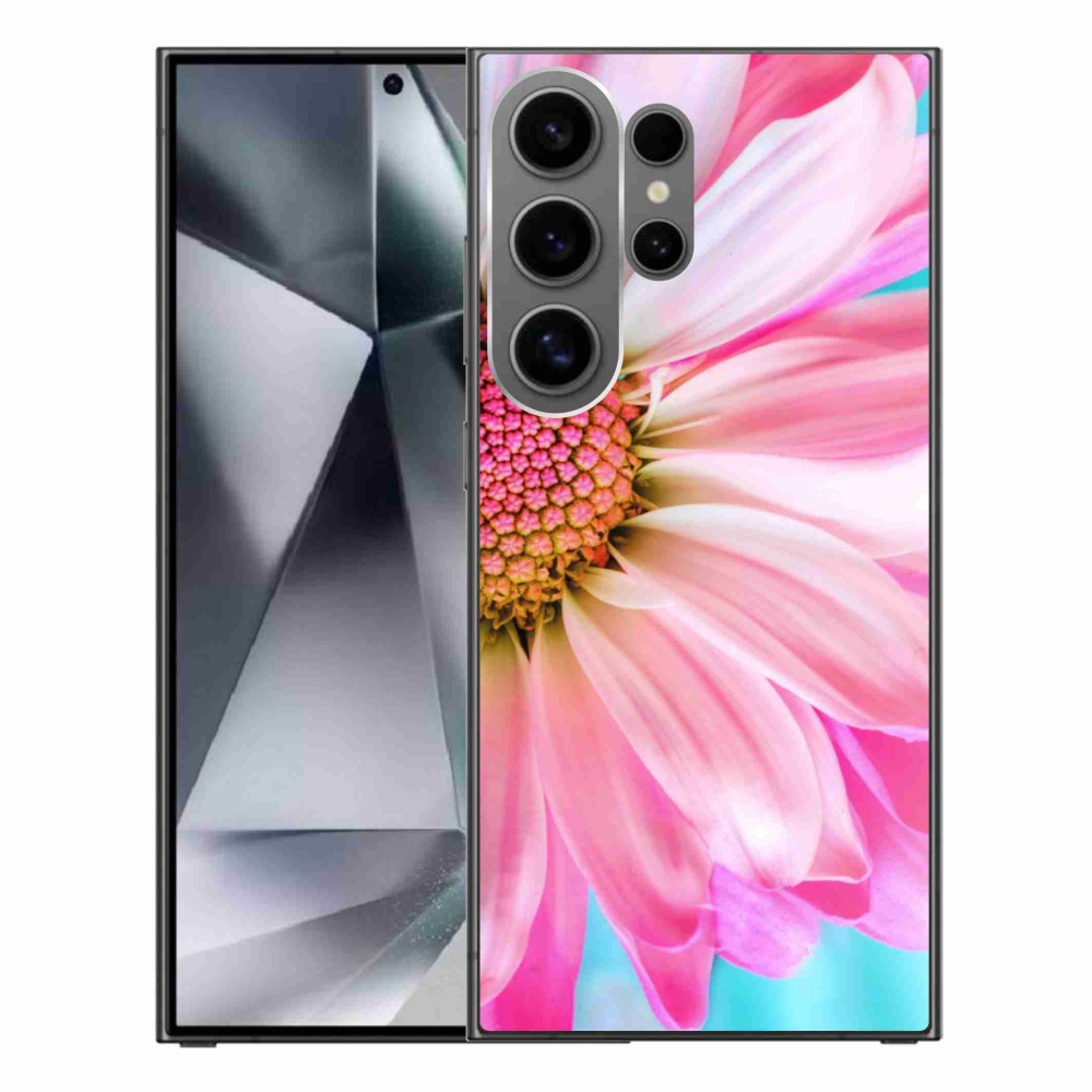 Gélový kryt mmCase na Samsung Galaxy S24 Ultra - ružová kvetina