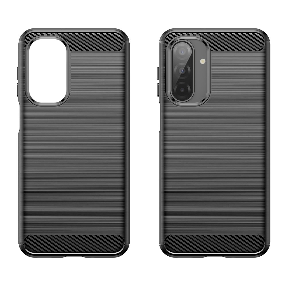 Carbon odolný gélový obal na mobil Samsung Galaxy A17 5G - čierny