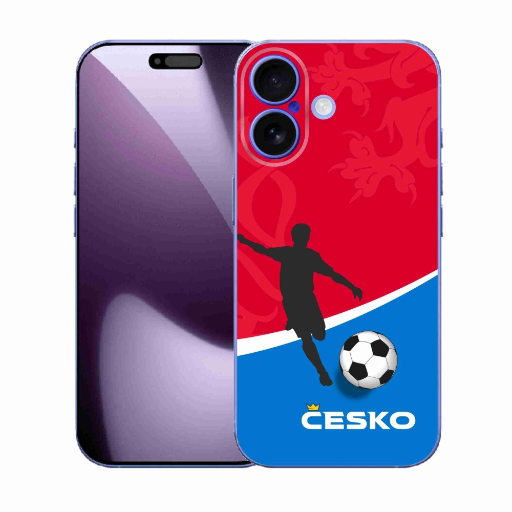 Gélový kryt mmCase na iPhone 17 - futbal Česko