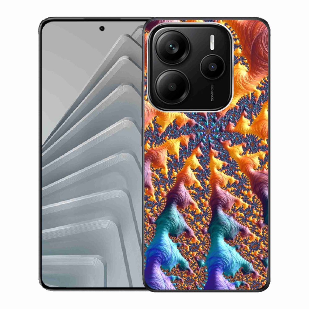 Gélový kryt mmCase na Xiaomi Redmi Note 14 5G - abstraktný motiv 23