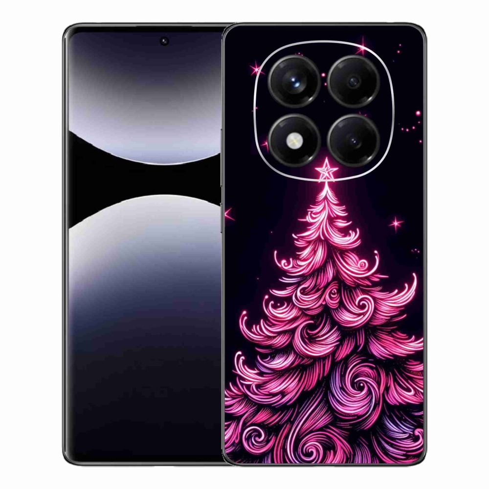 Gélový kryt mmCase na Xiaomi Redmi Note 14 Pro - neónový vianočný stromček 2