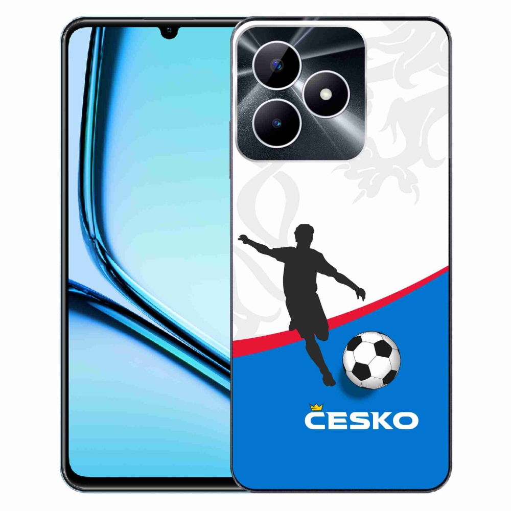 Gélový kryt mmCase na Realme Note 50 - futbal Česko 1