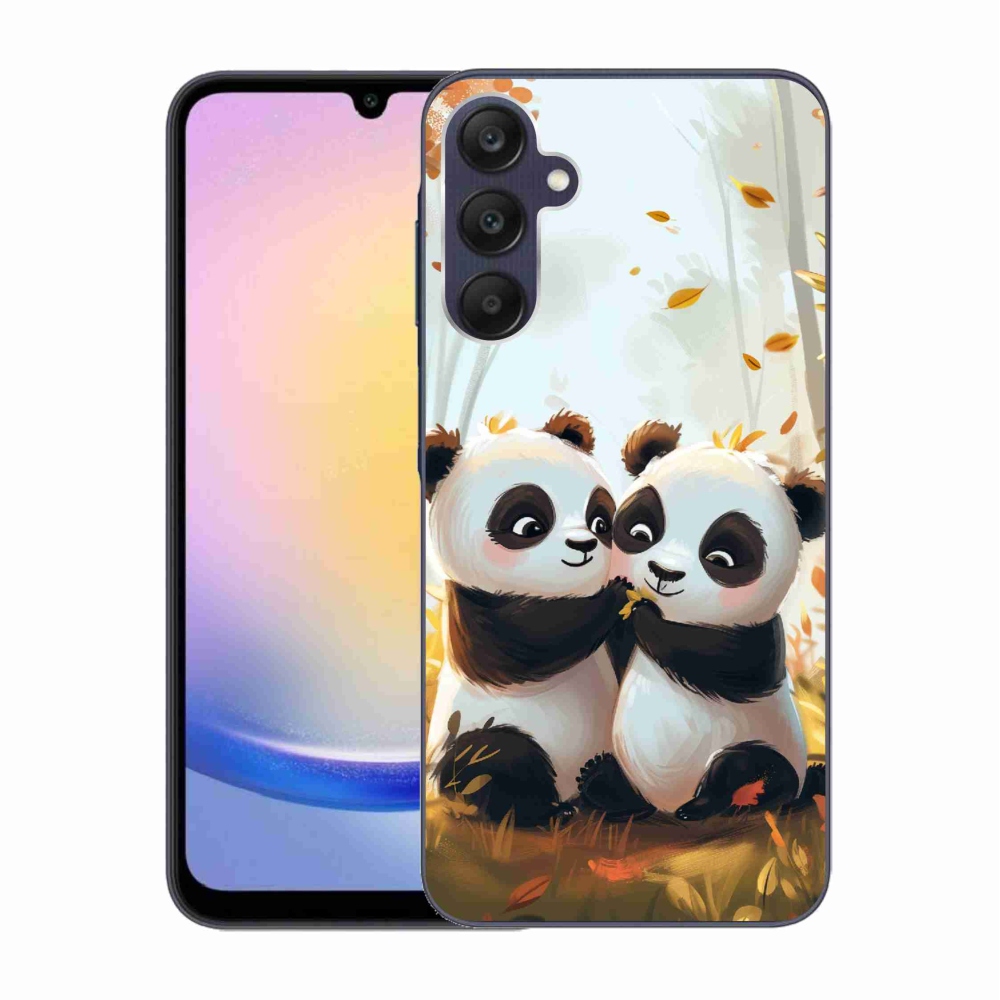 Gélový kryt mmCase na Samsung Galaxy A25 5G - pandy