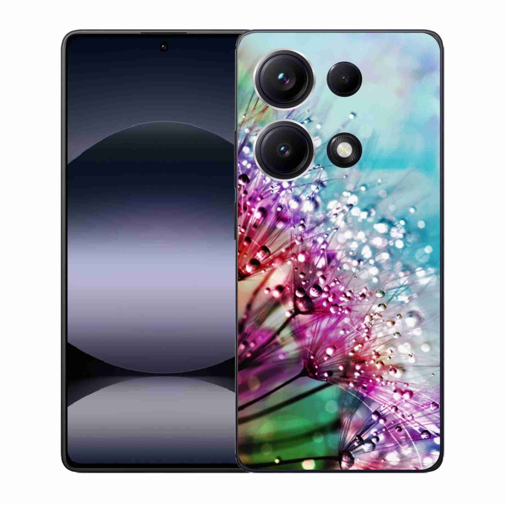 Gélový kryt mmCase na Xiaomi Redmi Note 14S - farebné kvety