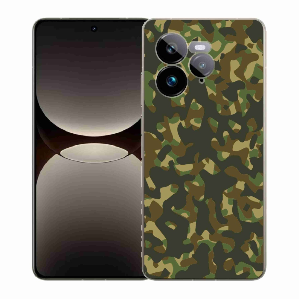 Gélový kryt mmCase na Realme GT 7 Pro 5G - maskáčový vzor 1