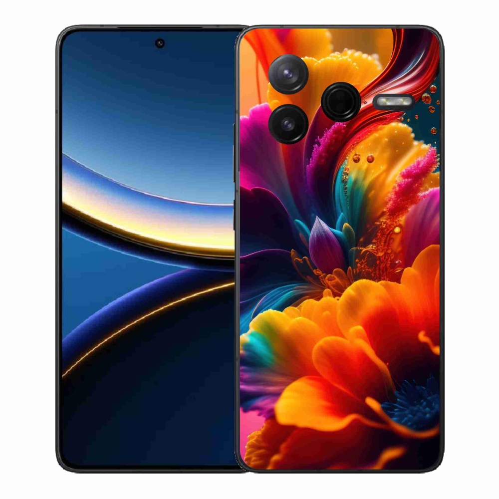 Gélový kryt mmCase na Xiaomi Poco F7 Pro - abstraktný motív 2