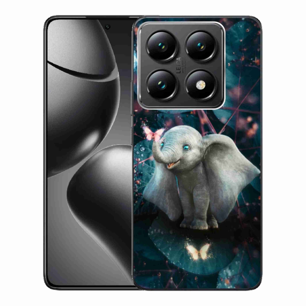 Gélový kryt mmCase na Xiaomi 14T Pro - roztomilý slon