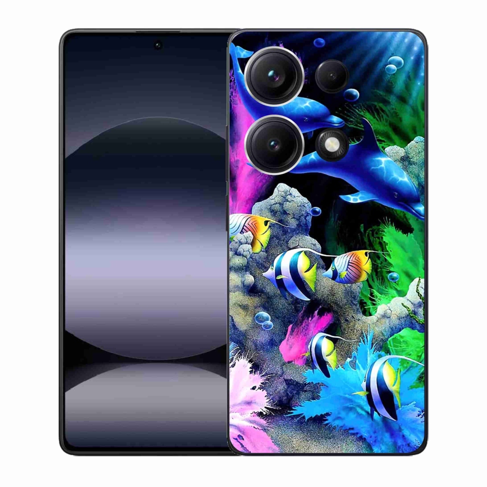 Gélový kryt mmCase na Xiaomi Redmi Note 14S - morský svet