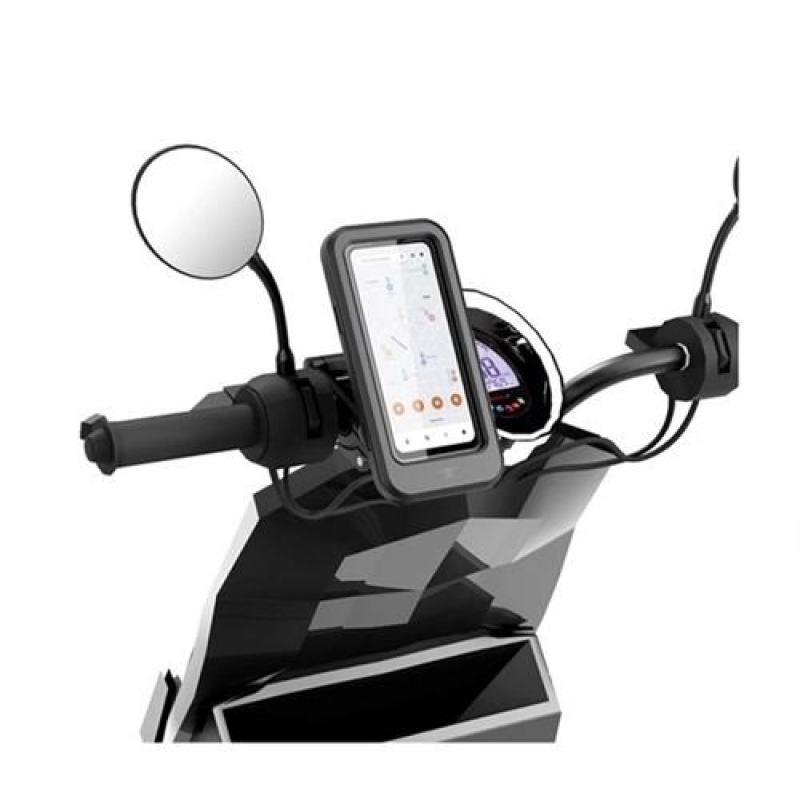 Made for Xiaomi Univerzálny Vodeodolný Držiak Telefónu na Kolobežku Black