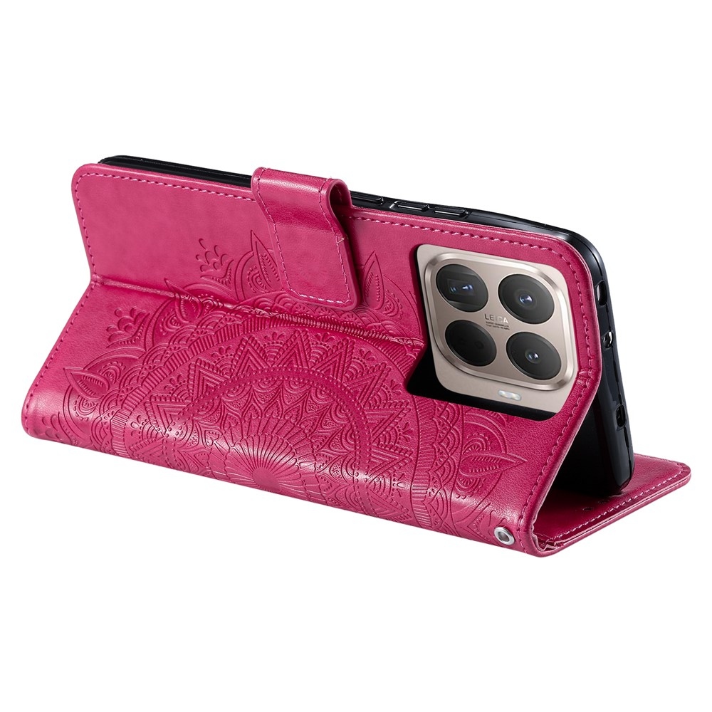 Mandala knižkové púzdro na mobil Xiaomi 17T - rose