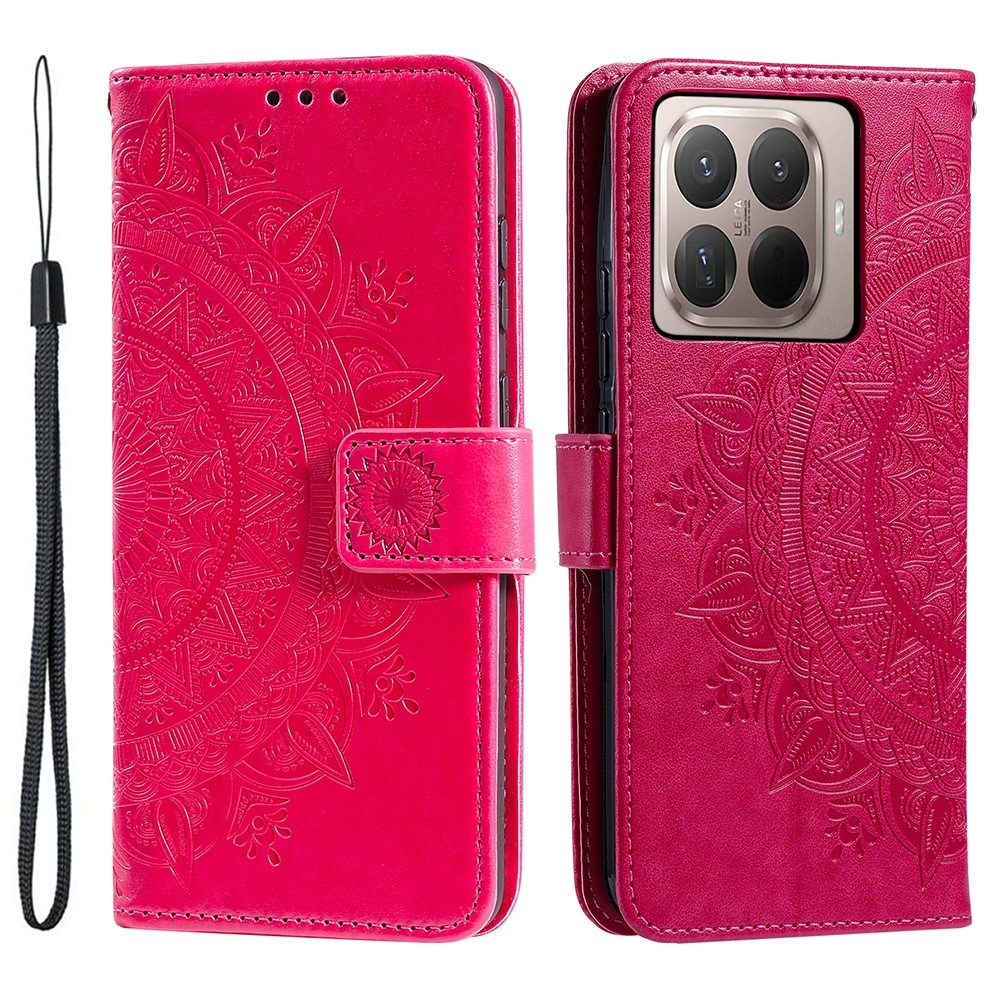 Mandala knižkové púzdro na mobil Xiaomi 17T - rose