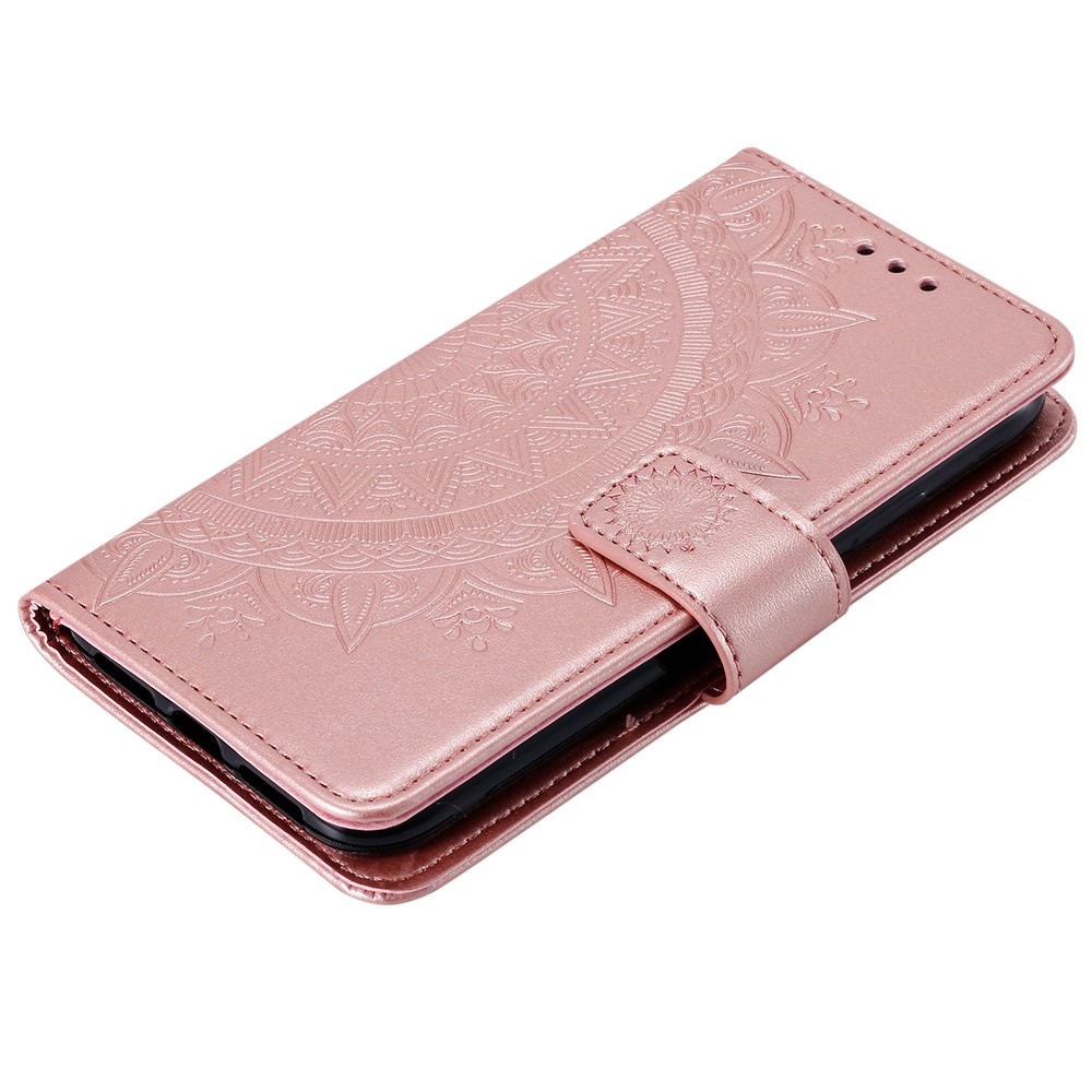 Mandala knižkové púzdro na mobil Xiaomi 17T - ružovozlaté