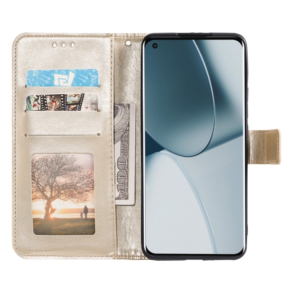 Mandala knižkové púzdro na mobil Xiaomi 17T - zlaté