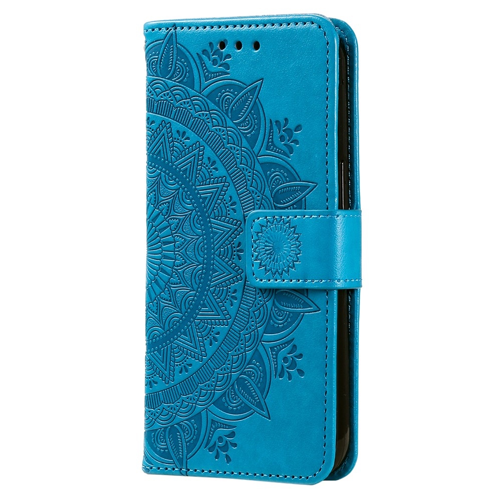 Mandala knižkové puzdro na Nothing Phone (3a) - modré