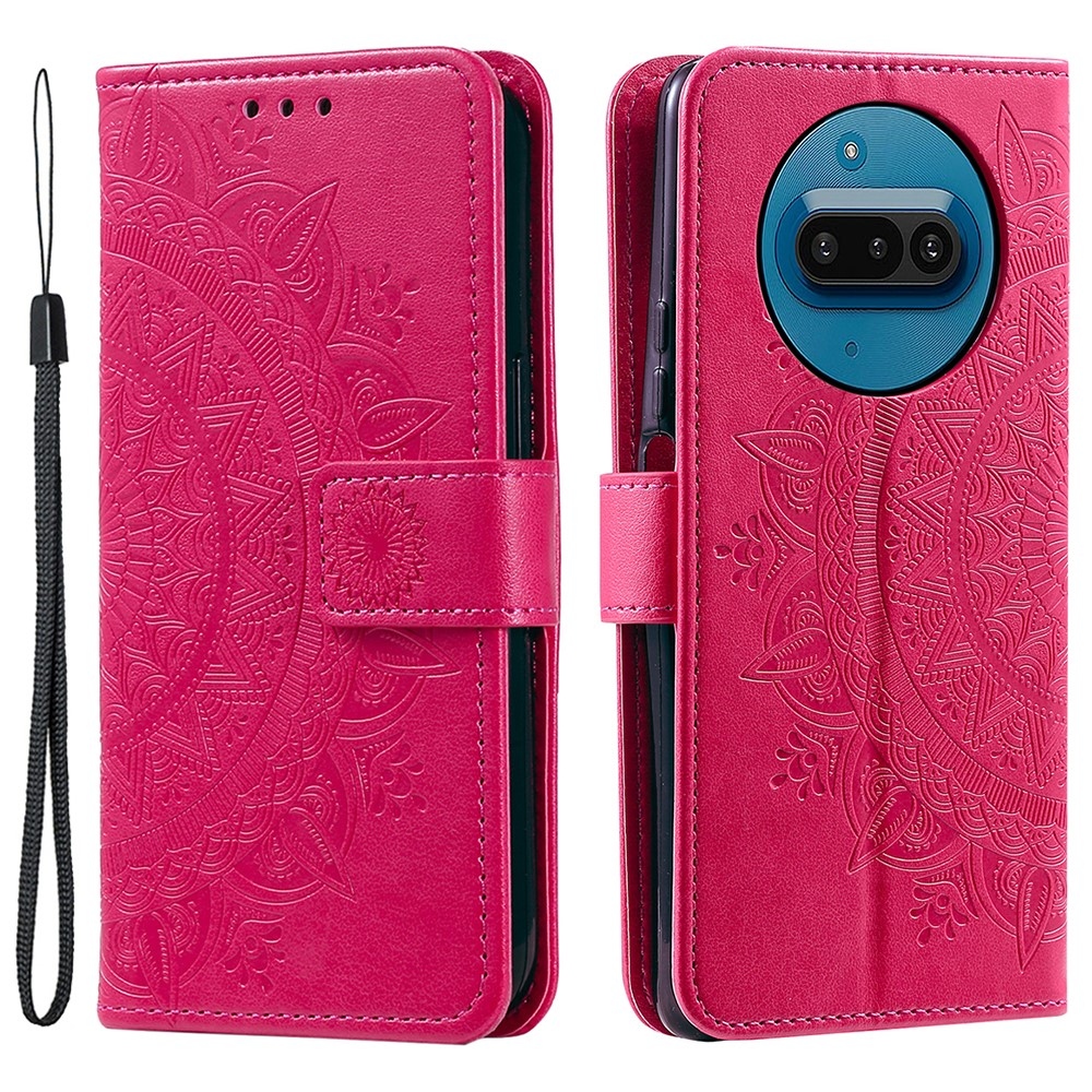 Mandala knižkové puzdro na Nothing Phone (3a) - rose